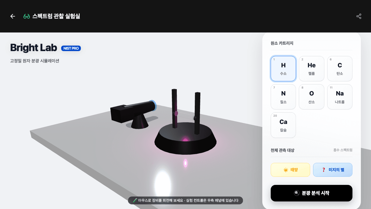 스펙트럼 관찰 실험실