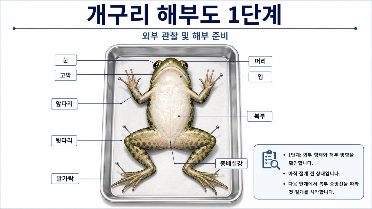 가상 개구리 해부