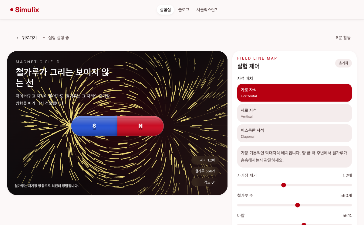 자기력선 실험실